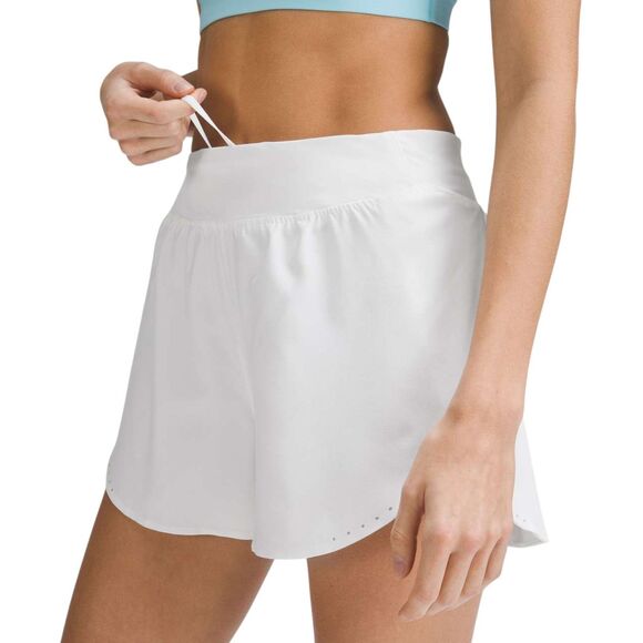 lululemon athletica Pants - Lululemon Fast and Free Reflective High-Rise Classic-Fit Short 3" *White